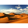 Sand dunes around namibia