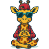 Giraffe in Love