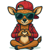 Style cœur de cerf