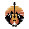 Guitare électrique Campfire Heartbeat Design