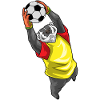 Dachs Torwart Fußball