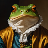 The Noble Frog – Royal Amphibian Chic