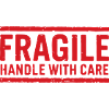 Cartello con etichetta di spedizione Fragile Handle With Care