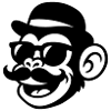 Monkey Sir Mustache