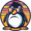 Pingouin Bande Dessinée Cool