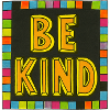 Be Kind Rainbow Block