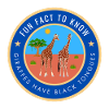 Giraffes have black tongues