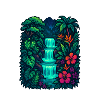 Tropical Waterfall