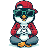 Cool Penguin Love