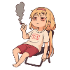 Chill Chibi Stoner Girl