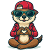 Loutre amoureuse