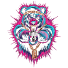 Street Style Neon Bear