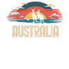 Australien mit Kängurus im Outback