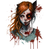 Zombie Fox Woman