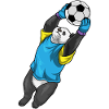 Panda Torwart Fußball