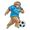 Sloth Soccer Player Soccer