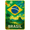Brazil Flags Landscape Design