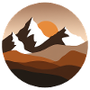 Nature walk and mountain landscape