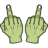 Middle Finger Hand
