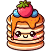 Kawaii Snack Stack T-Shirt Design