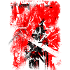 Rouge abstrait