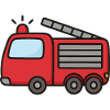 Kawaii Fire Truck Fire Trucks