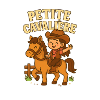 Petite cavalière mignonne