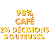 98% coffee