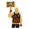 Out of Office, auf der Demo.