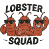 Lobster squad funny lobster design