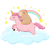 Capibara e unicorno: un viaggio da sogno