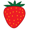 Erdbeere Kostüm Fasching Karneval Erdbeeren