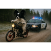 Moped von Polizeiauto gejagt