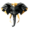 Elephant Low Poly Design