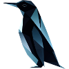 Cute Penguin Low Poly Design