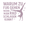 Why walk – Radschlag Turnspruch