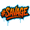 #SAVAGE Graffiti Design