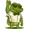 Salt Shaker Crocodile