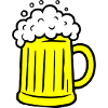 Bier Comic Bierglas