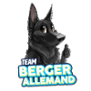 TEAM German Shepherd - Black
