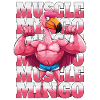 Flamingo Muscles Fitness Bodybuilding Funny Humor