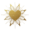 Golden Heart Ornament
