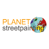 Planet logo wit