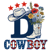 Cowboy Boot - Country - Western Dusty