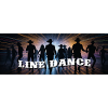 Line dance group dancing