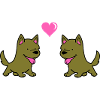 hund comic liebe