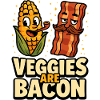 Veggies Are Bacon Cartoon