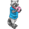 Raccoon Bowling Bowling Ball