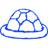 Turtle shell without turtle cute shell