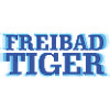 Freibadtiger Freibad schwimmen